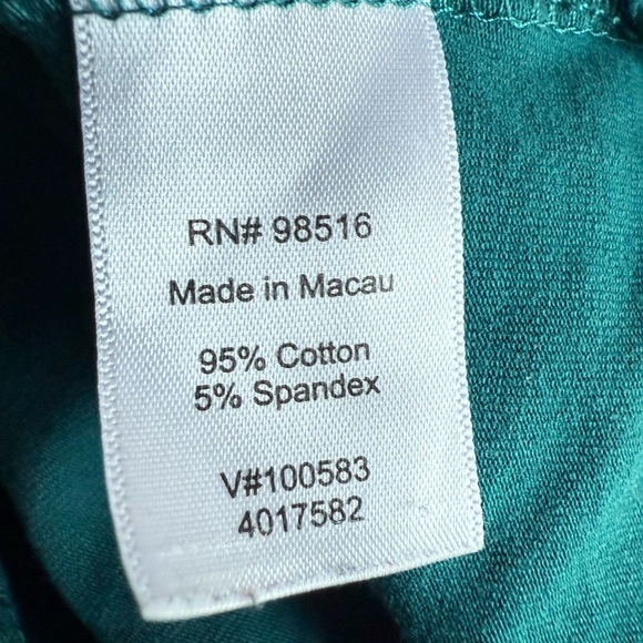 Coldwater Creek Womens Tank Top 14/16 Green Lightweight Office Career Stretch - Picture 9 of 11